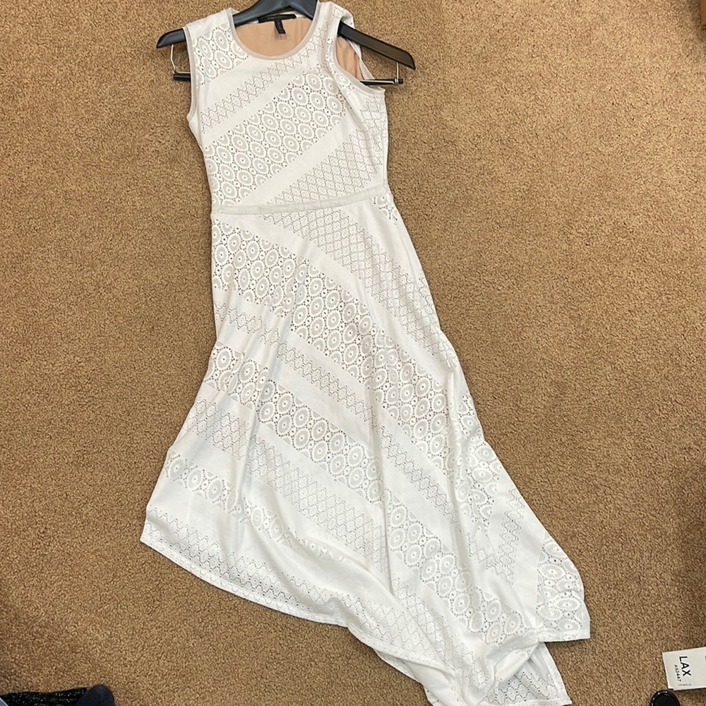 BCBG max azria white dress